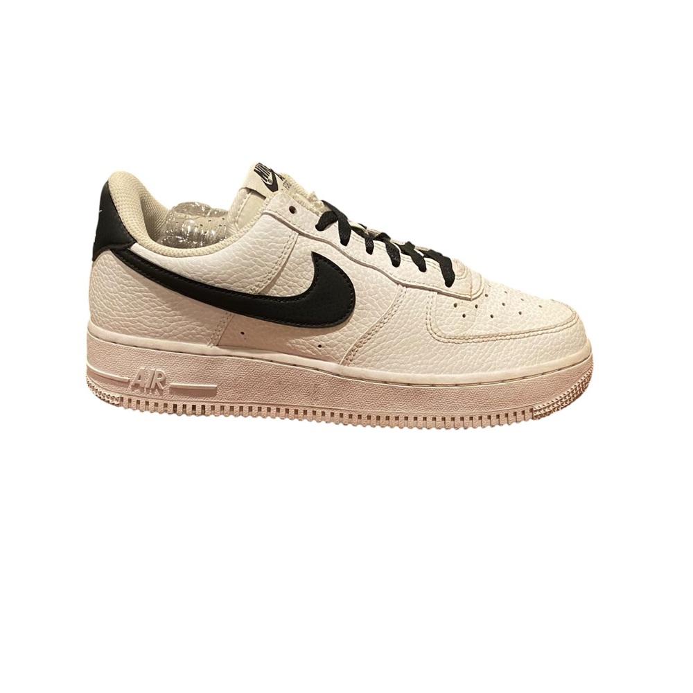 Nike Air Force 1 '07 Mens White Black CT2302-100 Athletic  Sneakers Size 6.5 - Picture 5 of 12